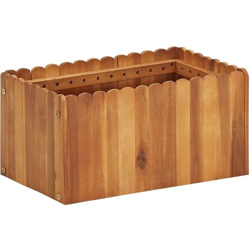 vidaXL vrtna posuda za sadnju od masivnog bagremovog drva 50x30x25 cm Cijene