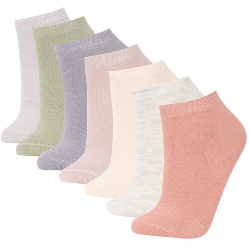 Defacto Women's 7-Piece Cotton Booties Socks Slike