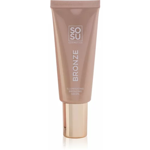 SOSU Cosmetics Bronze Drops tekući bronzer (posvjetljujući) 20 ml