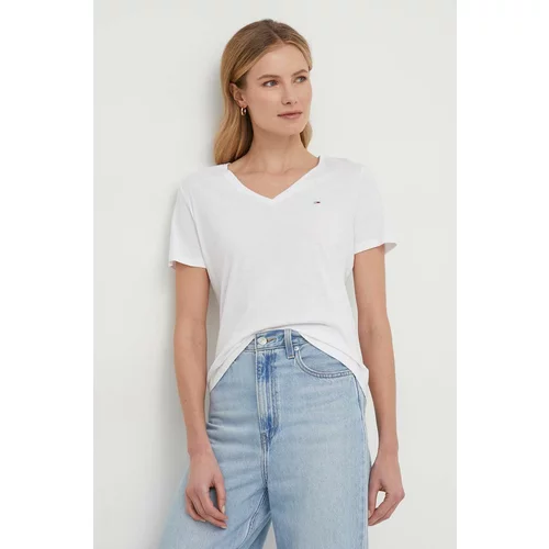Tommy Jeans Bombažna kratka majica 2-pack ženski
