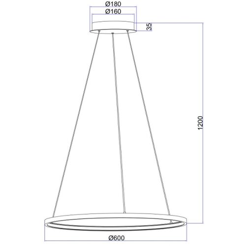 Globo 67192-29 - led luster na sajli ralph LED/29W/230V Slike