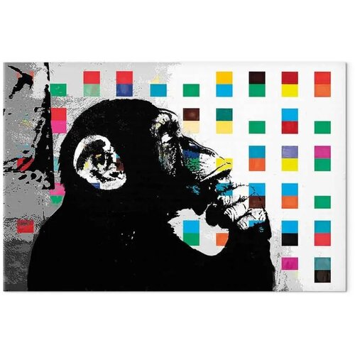  Slika - Banksy The Thinker Monkey 90x60 Akustična Slike