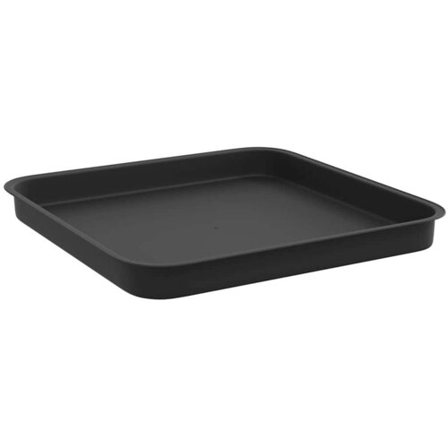  Kvadratna posuda za cvijeće 6 pcs Crna 21 x 21 x 2 cm Plastika Slike