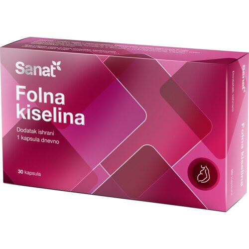 Sanat Folna Kiselina  30 Kapsula Cene