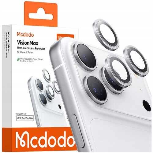 McDodo KALJENO STEKLO ZA&amp;Scaron;ČITNO ZA KAMERO ZA APPLE IPHONE 17 PRO/PRO MAX, (5000334215) Slike