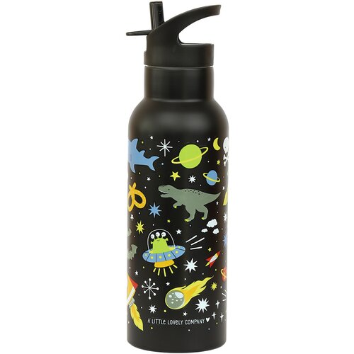A Little Lovely Company nerjavni bidon za pijačo, 500 ml – vesolje Cene