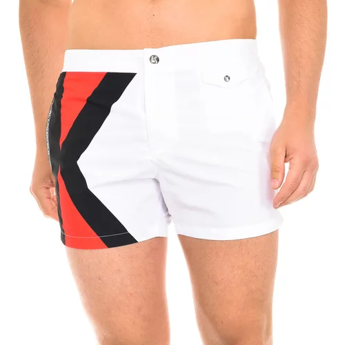 Karl Lagerfeld Kopalke / Kopalne hlače KL19MBS04-WHITE Bela