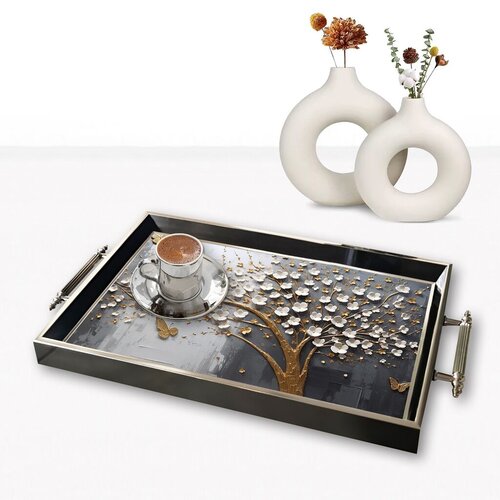 Aberto Design Poslužavnik TPG9889 50 x 29 x 3.5 cm, Šareni Cene