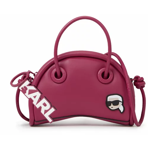 Karl Lagerfeld Ročna torbica bež / magenta / črna / bela