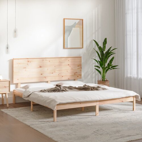  Okvir za krevet od masivnog drva 150 x 200 cm veliki bračni Cijene