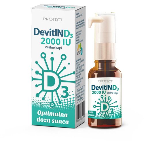 Esensa Devitin D3 2000IU oralne kapi za odrasle 15ml Slike