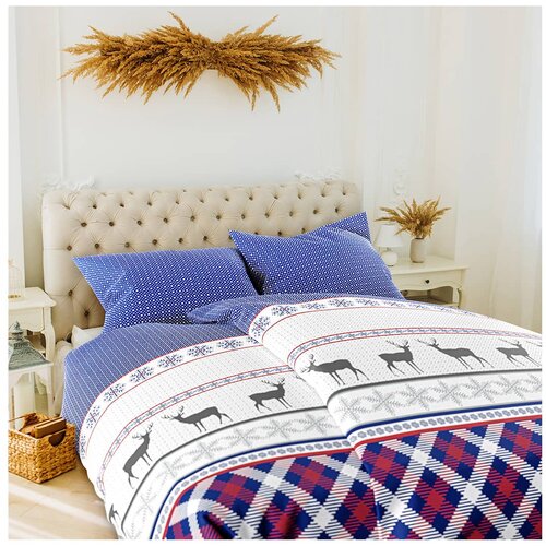 Edoti Xmass 2D flannel bedding A776 Slike