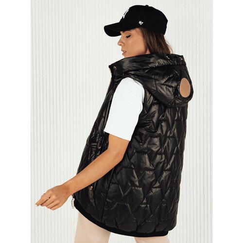 DStreet COLINE women's quilted vest black Cene