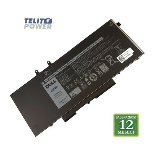 Telit Power baterija za laptop DELL Latitude D5400 / 4GVMP 7.6V 68Wh / 8500mAh ( 2913 ) Slike