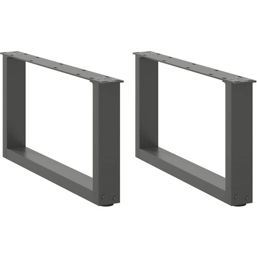  Noge za klub stolić U-oblik 2 kom antracit 60 x (30-31) cm čelik Cene