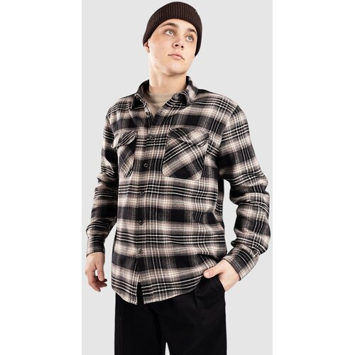 Brixton Bowery Flannel Srajca black / charcoal / beige Cene