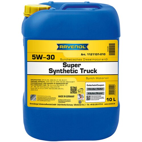 RAVENOL Ulje za motor Super Synthetic Truck, 5W-30, 10L Cene