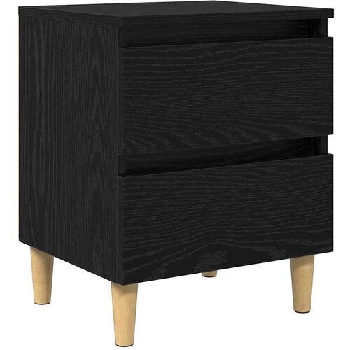  za krevet Crni hrast 40 x 35 x 50 cm Konstruirano drvo Slike