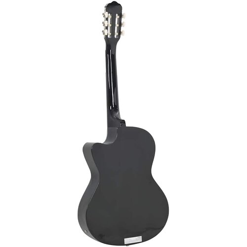  Klasična gitara Western s ujednačivačem i 6 žica crna Slike