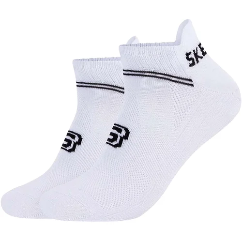 Skechers Športne nogavice 2PPK Mesh Ventilation Bamboo Socks Bela