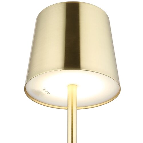Globo 58482M-LED prigu&amp;scaron;iva dodirna punjiva stona lampa VANCOUVER 2W/3,7V 2200 mAh zlatna Slike