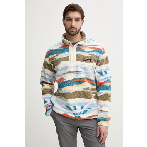 Columbia Helvetia II Printed Half Snap Fleece Half-Zip Pulover iz flisa chalk rogue valley Cene
