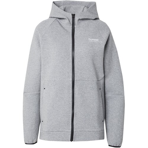 Hummel Muški duks Hmltech fleece regular zip, Sivi Slike