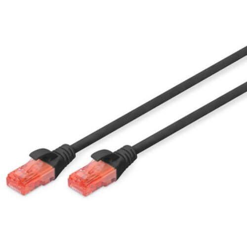 Digitus DK-1612-010/BL patchcord kabl 6 U/UTP CCA 1m crni Slike