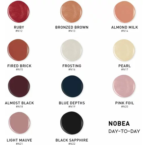NOBEA Day-to-Day Gel-like Nail Polish lak za nohte z gel učinkom odtenek Soft lilac #N05 6 ml