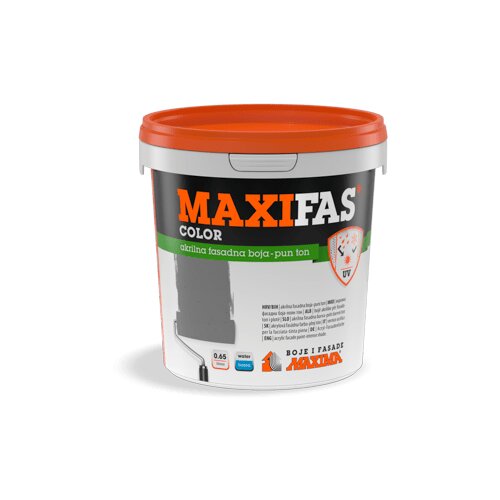 Maxima maxifas color tonirana, fasadna boja, na bazi akrilata 0.65L, crvena Slike