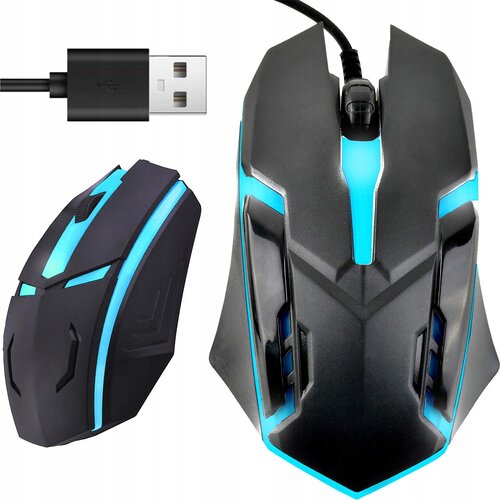  Optična igralna mi&amp;scaron;ka 1200DPI led rgb Slike