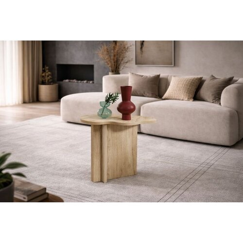 Hanah home pomoćni sto messina, 54 cm, hrast sapphire Cene