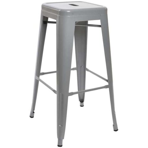  Tabure DKD Home Decor 43 x 43 x 76 cm Siva Metal Slike
