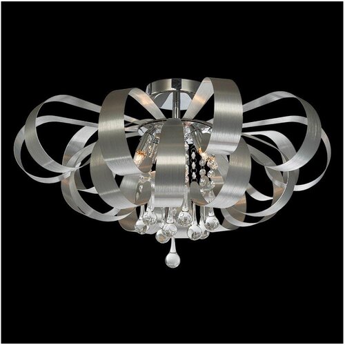  LUXERA 64410 - Kristalni plafonski luster RIBBON CRYSTAL 6xG9/33W/230V Cene
