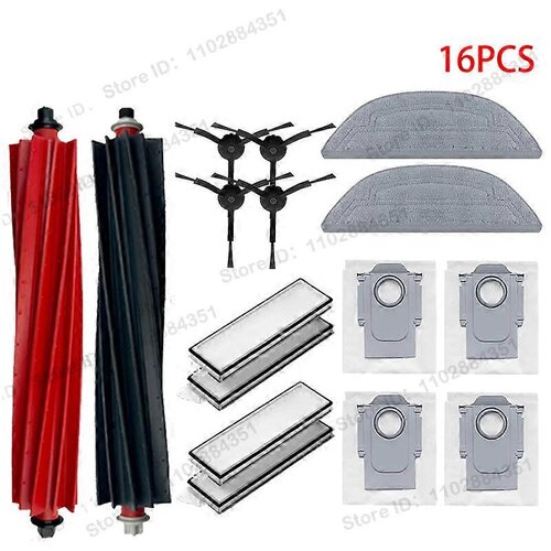 INORCO Za Roborock S8 MaxV Ultra, S8 Max Ultra, G20S Nadomestni deli Dodatki Valjna stranska krtaa Hepa Filter Mop Cloth Vreka za prah, (21983708) Cene