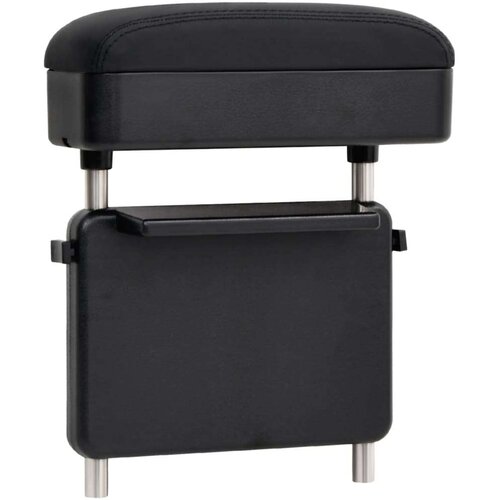  Naslon za roke za avto univerzalen črn 23x8x(30-38) cm ABS, (21416151) Cene