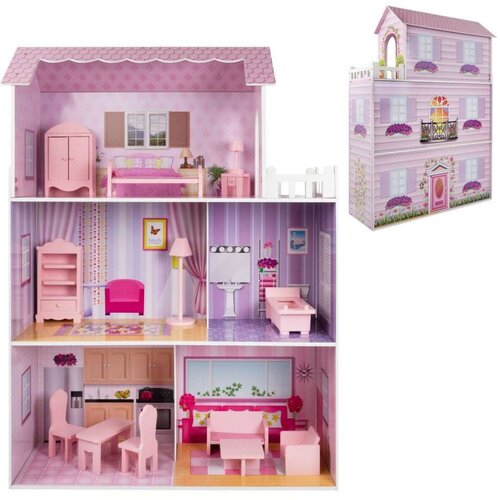  Kuća za Lutke Play &amp  Learn 14 Komadi 80 x 112 x 31 cm Cijene