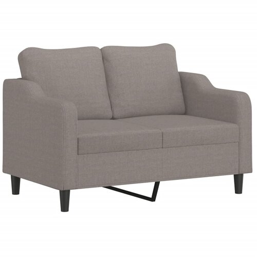 vidaXL Dvosed taupe 140 cm blago, (20957793) Cene