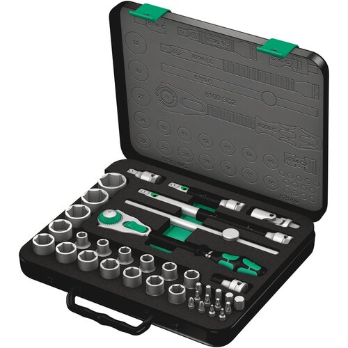Wera 8100 SC 2 Zyklop Speed Ratchet set 1/2 drive metric Slike