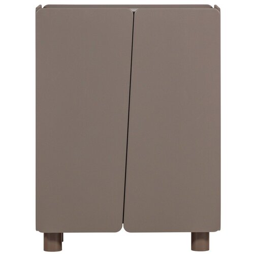 WOOOD Rjava omarica iz masivnega bora 100x135x45 cm Root &amp;ndash; Slike