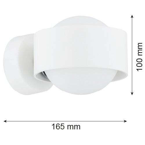  Argon 8057 - zidno svetlo MASSIMO PLUS 1xG9/6W/230V belo Slike