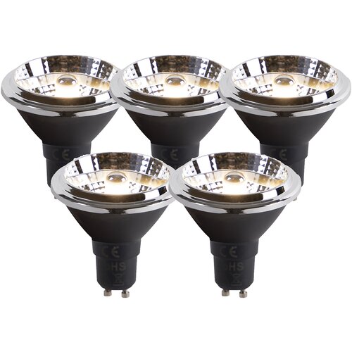 LUEDD Komplet 5 LED žarnic AR70 GU10 6W 2000K-3000K zatemnitev do tople Cene