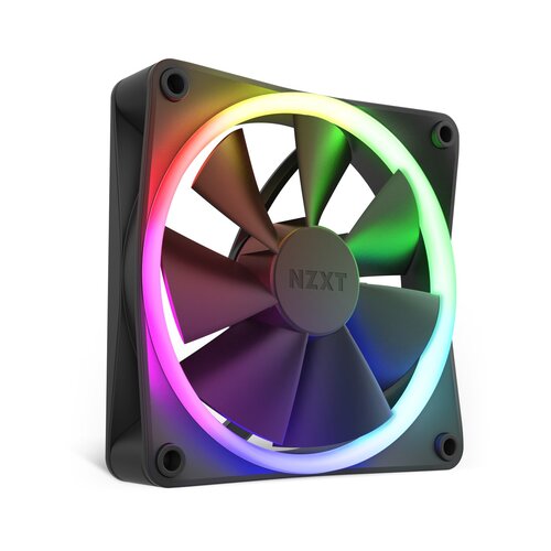 NZXT F120RGB 120mm ventilator crni (RF-R12SF-B1) Slike