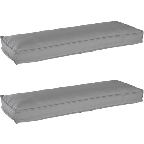  Set jastučića za palete 2 pcs Siva 120 x 40 x 8 cm Cijene