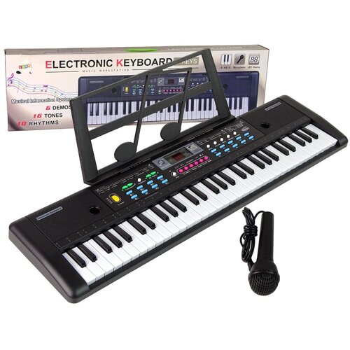 Velike elektronske klaviature + mikrofon in nosilec not 61 tipk Slike