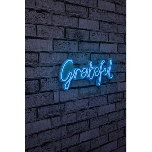 Wallity Dekorativna LED rasveta Grateful, 44x18x2cm, Plava Cene