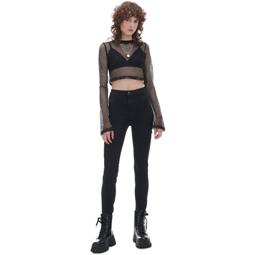 Cropp ženske skinny traperice TALL - Crna  9877Y-99J Cijene
