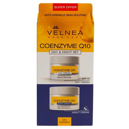 Velnea Koenzim Q10 set dnevna+noćna krema 2X50ml Cene