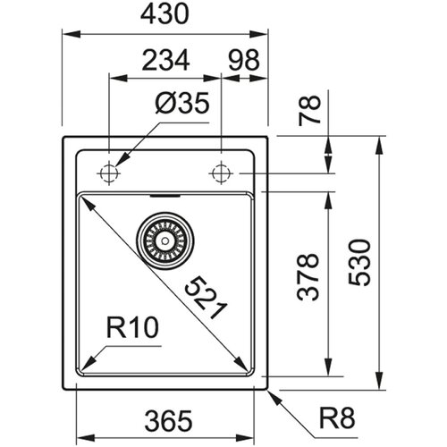 Franke 114.0503.041 Sirius SID 610-40 pomivalno korito iz umetnega kamna Cene