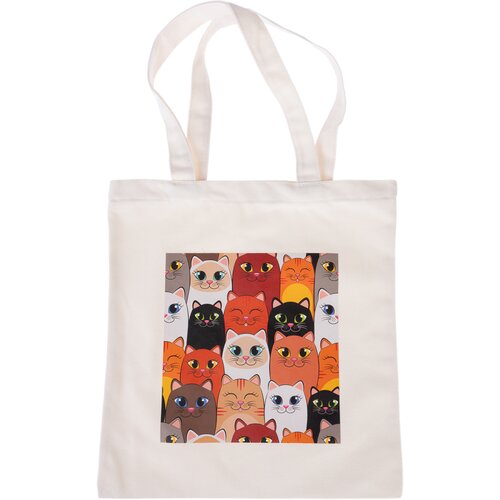 TIAKI platnena vrećica &amp;bdquo;Smiling Cats&amp;ldquo; - 1&amp;nbsp;komad Slike